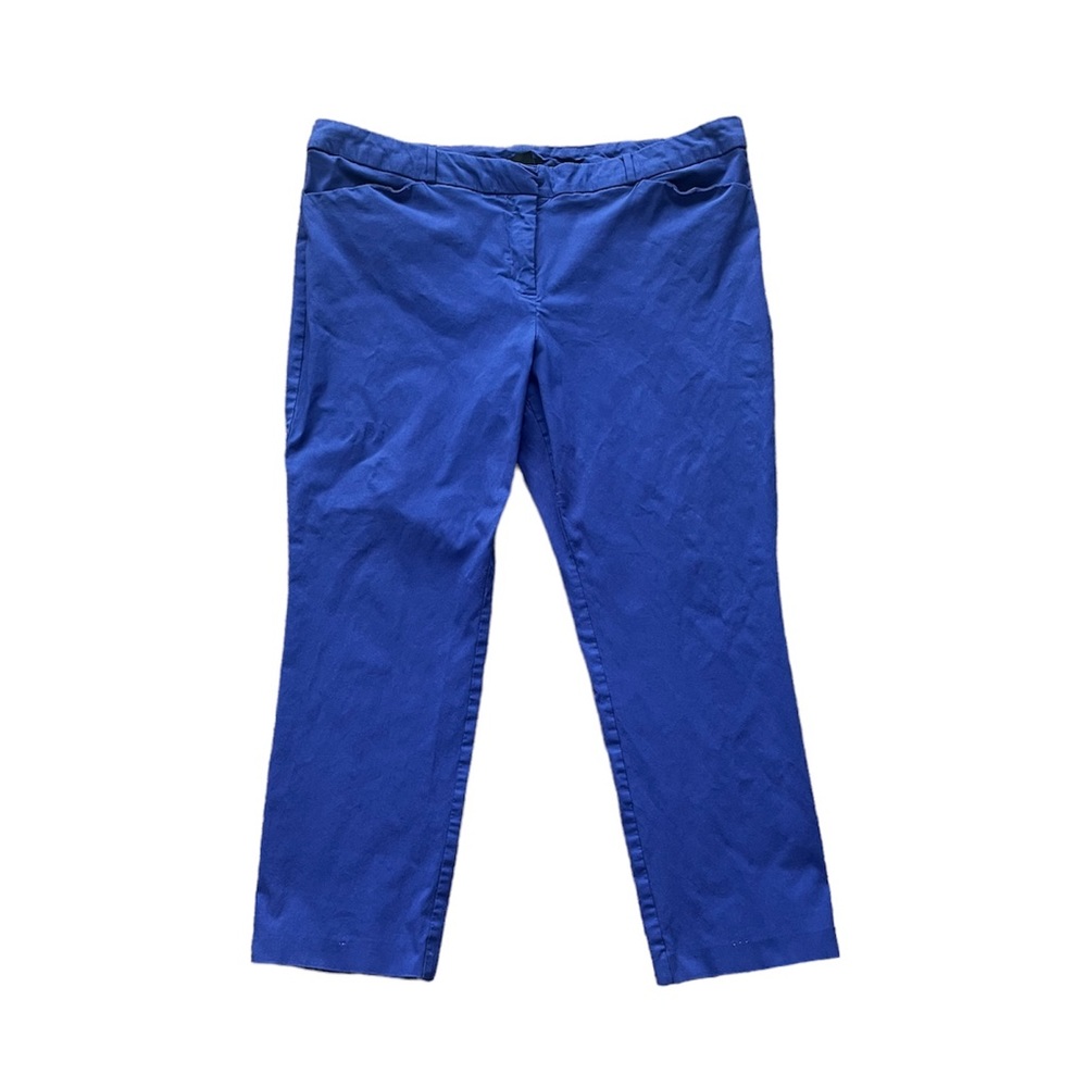 Worthington Colbolt Blue Slim Fit Slacks Pants